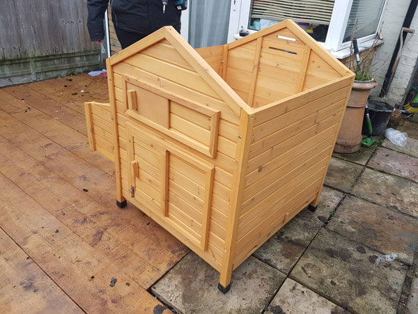 Assembling a Flat Pack Chicken Coop